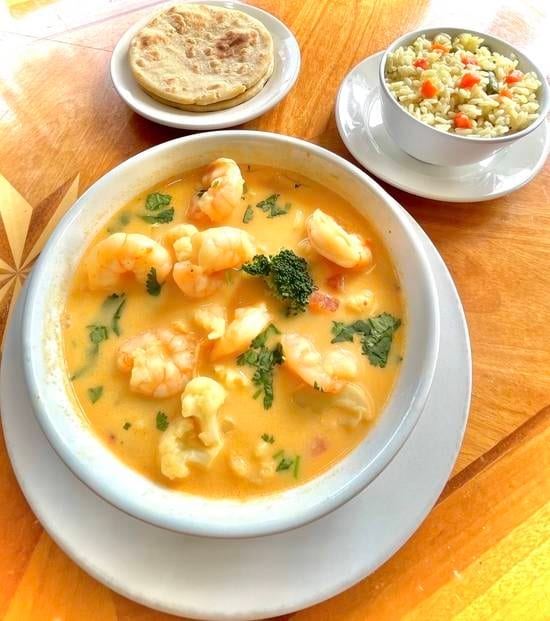 Shrimp Soup (Sopa De Camarones).